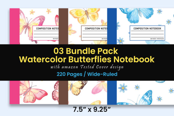 Elevate Your Ideas with a Butterflies Composition Notebook Bundle