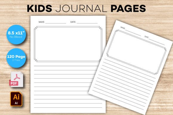 Kids Journal Pages and Blank Journal Pages: A Creative Toolkit for Professionals and Creators