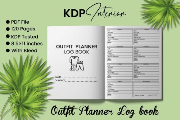 Outfit Planner Log Book: Your Personal Fashion Toolkit