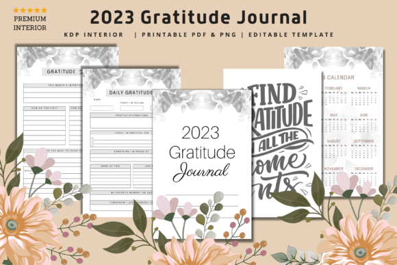 The 2023 Gratitude Journal Interior: A Minimalist Productivity Powerhouse