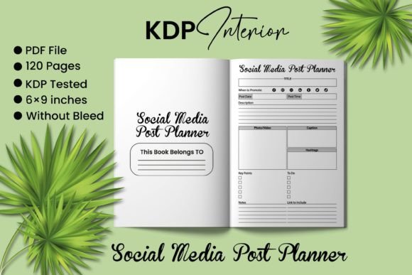 The Social Media Post Planner Log Book: Structuring Your Online Voice