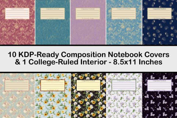 What Is a 10 Notebook Covers 1 Lined Interior Bundle?